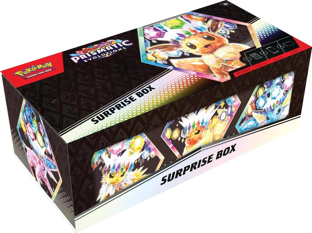 pokémon trading card game scarlet & violet prismatic evolutions Pokemon Scarlet & Violet Prismatic Evolutions Surprise Box – BP Sports Cards  and Memorabilia, Inc