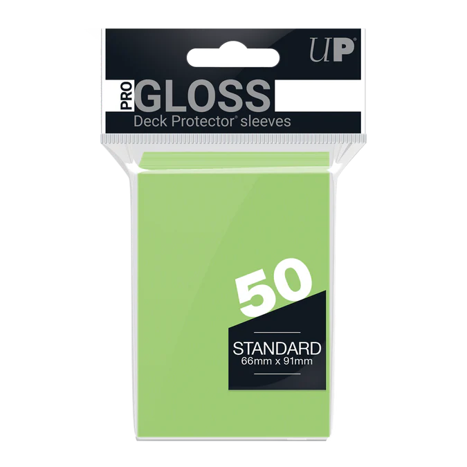 (12) ULTRA PRO 50CT LIME GREEN STANDARD DECK PROTECTOR SLEEVES #84099 NEW