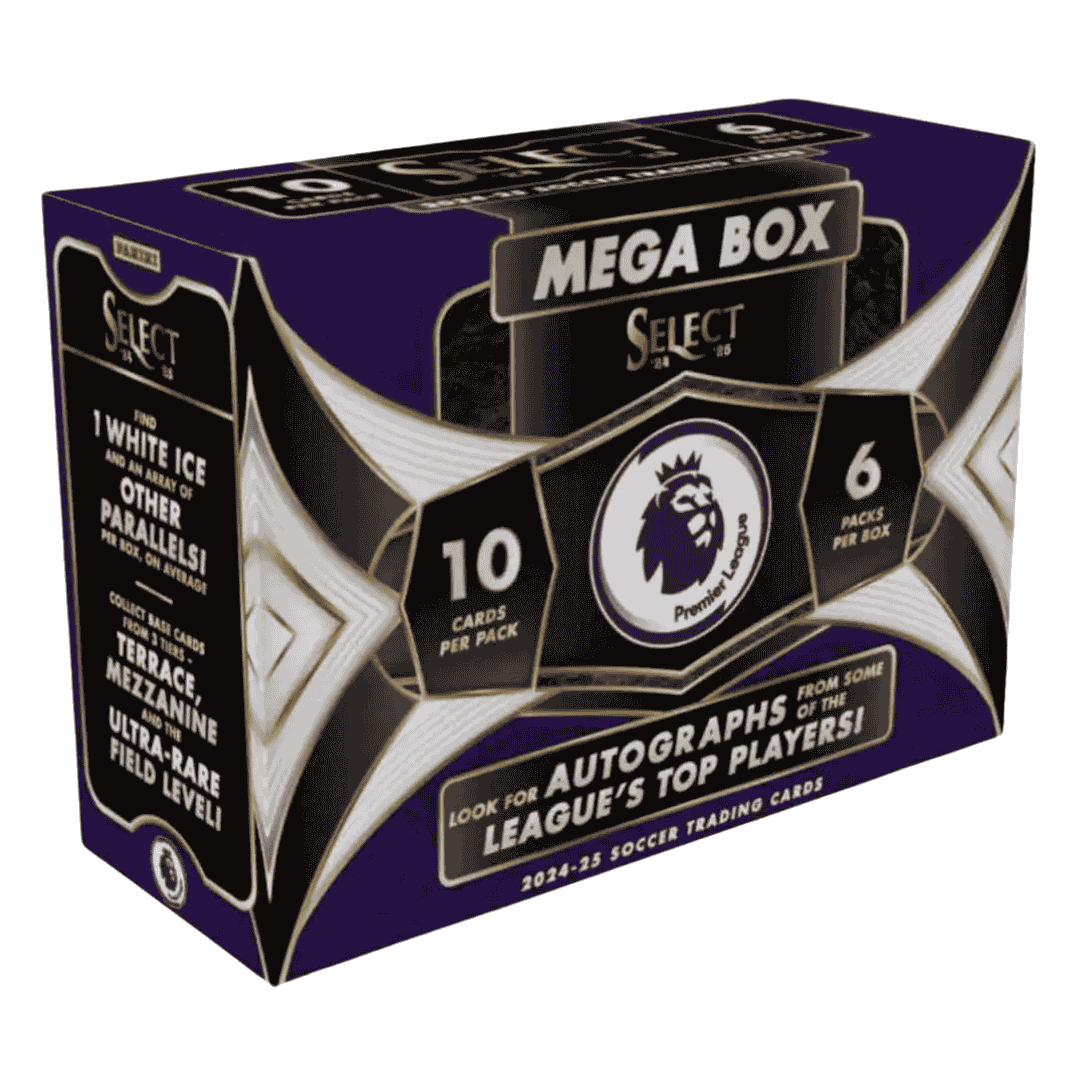 2024-25 Panini Select Premier League Soccer Hobby Mega Box (Green Fluorescent)