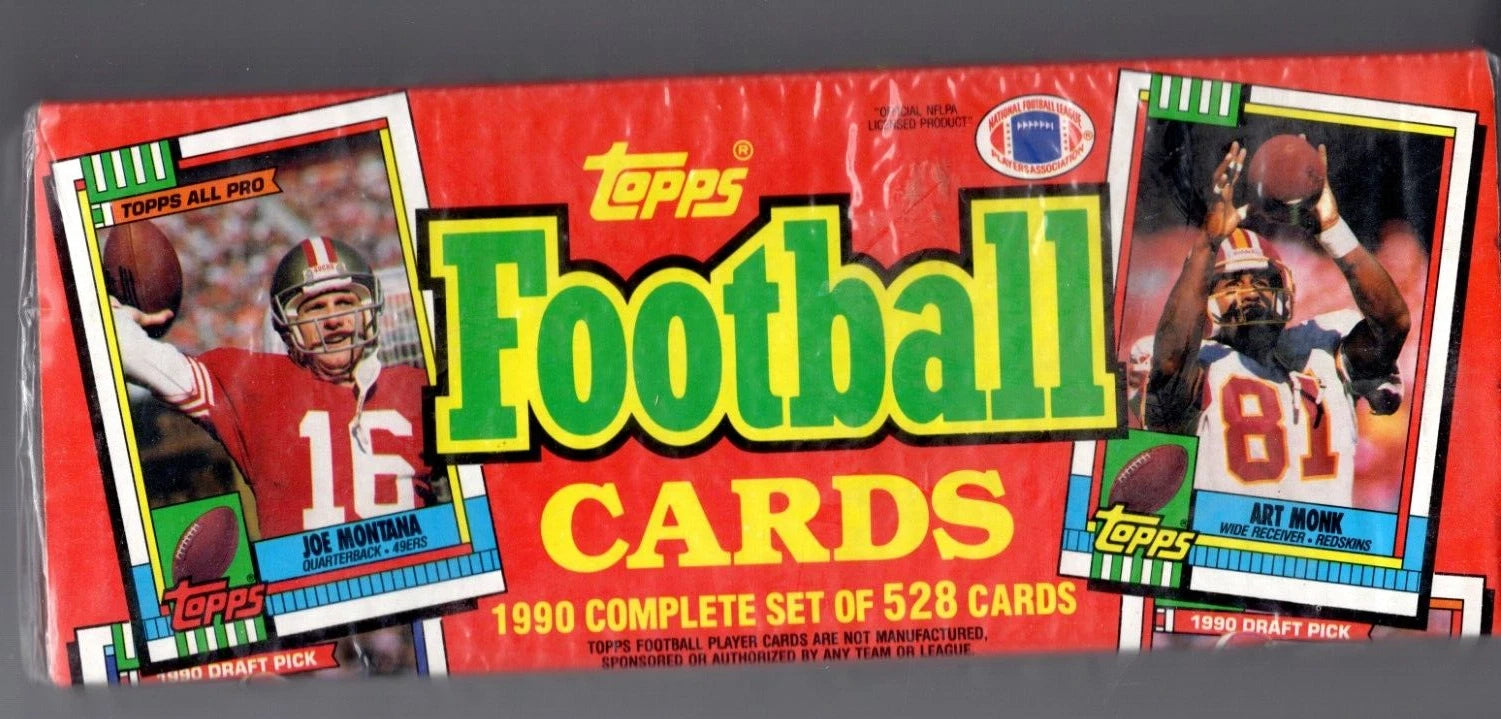 1990 TOPPS FOOTBALL COMPLETE FACTORY SEALED SET 1-528